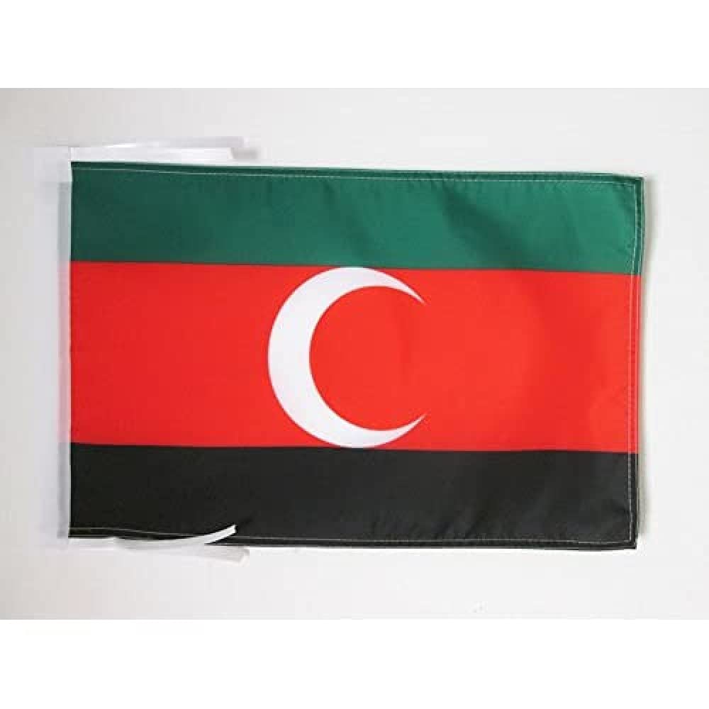 AZ FLAG - Fur people in Darfur Flag - 18'' x 12'' - 100% Polyester western Sudan Small Banner with Two Cords - Fade Resistant - Vivid Colors - 18x12 in - 45x30 Cm — image 1