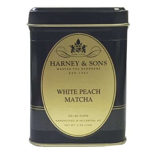Harney & Sons White Peach Matcha Tea, Loose 4 Ounce tin Harney & Sons White Peach Matcha Tea, Loose 4 Ounce tin