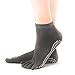 Pseudois Pack of 5 Non Slip Skid Yoga Pilates Socks Five Toe Separator Socks with Grips Cotton for Women Multi Pack