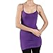 Zenana Outfitters Women's Plus Size Long Layering Cami with Adjustable Straps