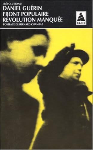Download FRONT POPULAIRE. Révolution manquée PDF