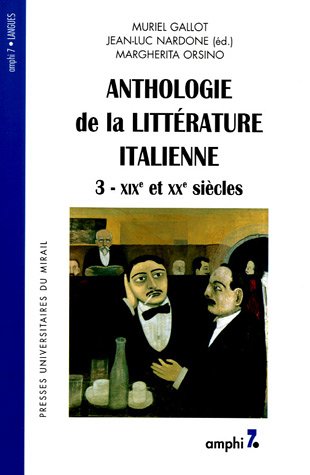 Anthologie de la littérature italienne