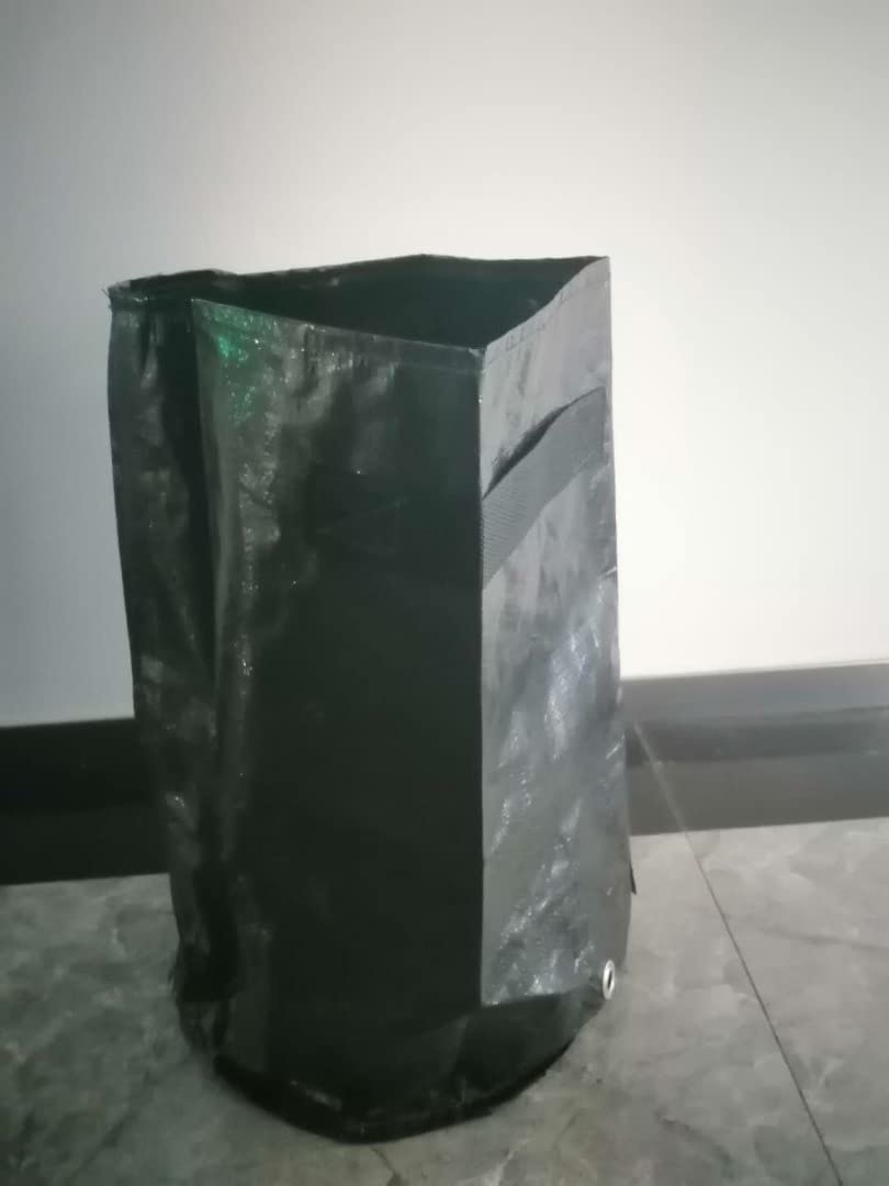 Syed Haider Limited Vegetable Grown Bags/Plants Grown Bags,PE 7 Gallon Black