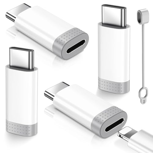 Lightning-auf-USB-C-Adapter für iPhone 15/16/17 Pro/17 Pro Max, schnelles Laden und Datenübertragung, Typ-C-Ladeanschlusskabel für iPhone 17/16, Zubeh
