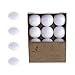 Mega Candles 12 pcs Unscented White Floating Candles, Hand Poured Wax Candle 1.5 Inch Diameter, Home Décor, Wedding Receptions, Occasions, Festivities, Events, Meditations, Tranquility, Spa