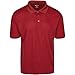 Premium Wear Men's Polo T-Shirts, High Moisture Wicking Dry Fit Performance Athletic Short-Sleeved Polo T-Shirts with Collar for Golf, Tennis, Work, Daily, Casual Red