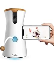 Furbo Dog Camera: Treat Tossing, Full HD Wifi Pet Camera and 2-Way Audio, Designed for Dogs, Compatible with Alexa (As Seen On Ellen)