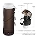 INTEY Silicone Filter Water Bottle Leak Proof BPA Free 25oz Outdoors Camping & Hiking & Sports (Black)
