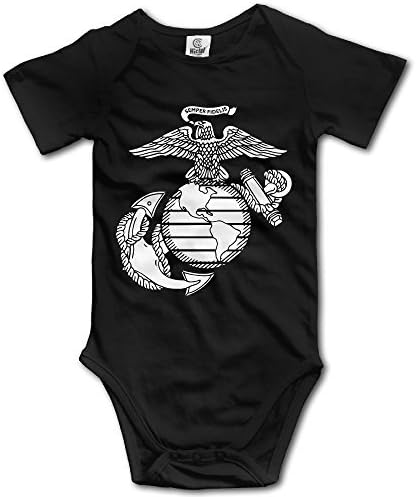 Newborn baby USMC United States Marine Corps Logo Bodysuit Clothes