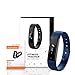 Arbily Fitness Tracker Watch,Activity Tracker Waterproof with Sleep Monitor,Smart Bracelet Smart Wristband Sport Pedometer Fitness Armbands Step Tracker Calorie Counter for Kids Women and Men(Blue)