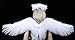 FashionWings (TM White Wide Spread Costume Feather Angel Wings Halo Adult Unisex