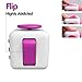 Lodabodkin Fidget Cube Relieves Stress and Anxiety for Children and Adults, Anxiety Attention Toy (White-pink)