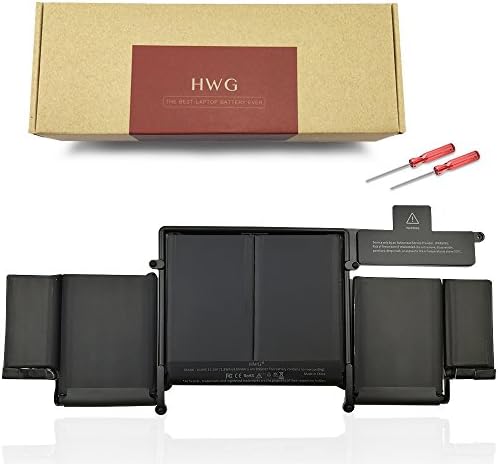 HWG A1493 Battery For A1502 APPLE MacBook Pro 13 inch (Only for Late 2013 Mid 2014 Version) Laptop Replacement Battery [11.34V/71.8Wh]