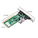 Syba 2 Port Industrial DB9 RS-232 Serial PCI Card - Serial COM Port RI +5V +12V - Molex Powered - WCH351 Chipset - 16C550 UART SD-PCI15039, Green