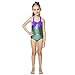 Wandafull Little Girls Swimsuits for Girl one Piece Mermaid Princess Toddler Bikini Swim Bathing Suit+Headband