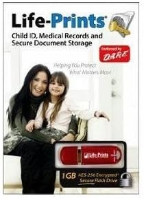 Life-Prints: Child ID, Medical Records, and Secure Document Storage - USB Fingerprint Data
