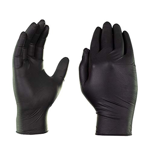 Ammex Professional mil Black Nitrile Disposable Exam Gloves