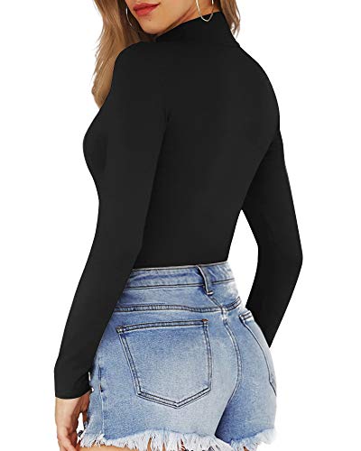 3 MANGOPOP+Womens+Turtle+Bodysuit+Jumpsuit