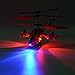 GPTOYS Remote Control Helicopter 4 Channel Indoor RC Toys with LED Light G620