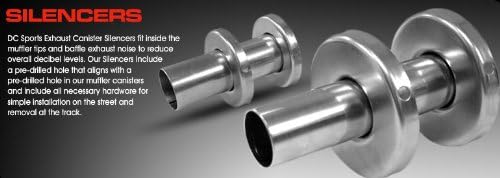 Infiniti Nissan Universal 4" Silencer for Muffler w/ 3" Inlet Core