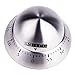 Kitchen Timer, Stainless Steel Mechanical Cooking Timer Manual Countdown Timer 60 Minutes Alarm Sound (UFO)
