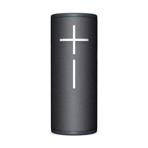 Ultimate Ears BOOM 4, altoparlante portatile Bluetooth, impermeabile e galleggiante, con suono a 360° potente, avvolgente e cristallino, 15 ore di batteria e raggio d’azione di 45 m USB-C - Nero