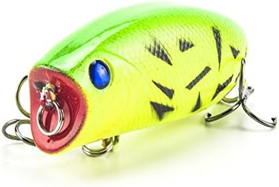 Wotesport Saltwater Hard Fishing Lure ABS Material Top Water Minnow Bait 5.5cm/11g (Color/5)