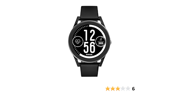 Amazon.com: Fossil Gen 3 Sport Smartwatch – Q Control Negro Silicona  FTW7000 : Electrónica