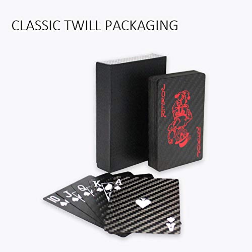 Genuine Luxury Carbon Fiber Waterproof Playing Cards Poker Cards Deck Trick Cards - Thumbnail 3