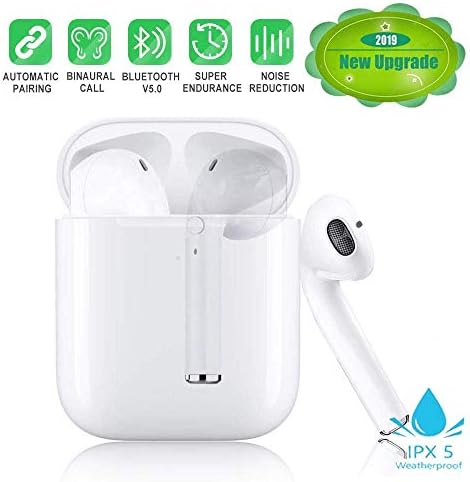 Bluetooth Headset, i8 Wireless Headset with Headset Charging Mini Headset with Microphone Headset, Compatible with Phone 8 8plus 7 7s Plus Smartphone 6s Android Samsung iOS