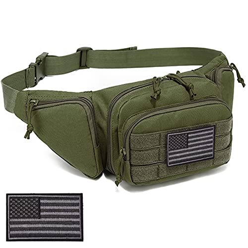 Concealed Carry Pistol Pouch Tactical Fanny Pack Holster,Waist Gun Bag,Fits Handgun,1911 and
