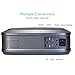 Projector, OKCOO Native 1080P Projector, 7500L FHD Outdoor Movie Projector Supports Max 200