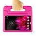 BMOUO Kids Case for LG G Pad X 8.0 - Carry Handle Child Stand Holder EVA Foam Shock Proof Case Cover for LG G Pad X 8.0 Inch V-520/V-521 Tablet (Rose)