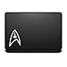 Bargain Max Decals - Star Federation Logo Sticker Decal Notebook Car Laptop 5