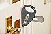 The Easylock - The Lightweight, Easy to Install, Super Strong Temporary Door Lock. (Silver)