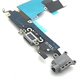 COHK Brand New iPhone 6 Plus Lightning Connector and Headphone Jack (Black)