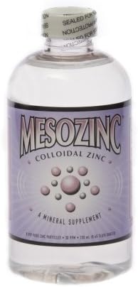 MesoZinc TM 30 ppm Colloidal Zinc 250 Ml./8.45 Oz by Purest Colloids