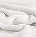 EXQ Home Fleece Blanket White Throw Blanket for Couch or Bed - Microfiber Fuzzy Flannel Blanket for Adults or Kids