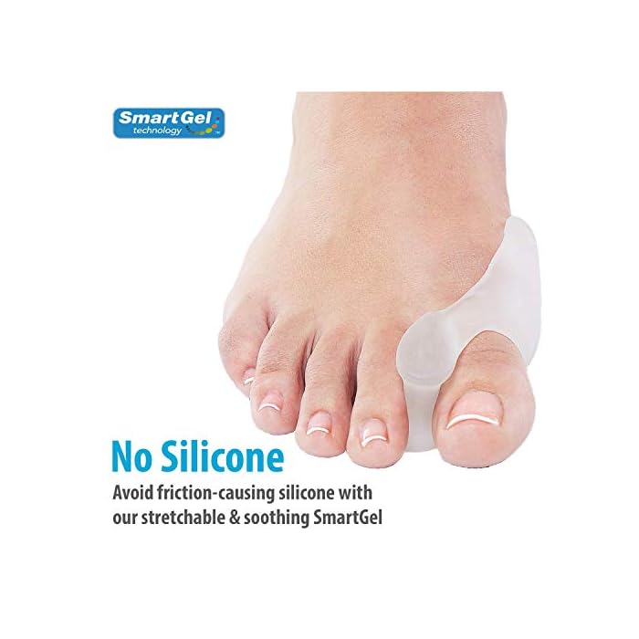 NatraCure Gel Big Toe Bunion Guards & Toe Spreaders (2 Pieces) Pain