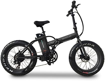 Emojo Lynx Folding Electric Bicycle 500W 36V or 48V E-Bike 20 X 4.0 Fat Tire Bike Beach Cruiser Foldable E-Bike for Burning Man