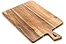 ROLICONE Bamboo Cutting Board with Handles (16.6 x 9.5 ''),Large Organic Wooden Chopping Board BPA Free, Wood Chopping Countertop Block for Food Prep Vegetables, Fruit, Meat