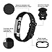 Keasy Replacement Bands Compatible with Fitbit Alta and Fitbit Alta HR, Soft Silicone Wristbands with Secure Metal Buckle for Men Women