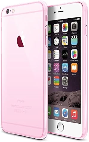 Nicer iphone 6s Plus case ,Ultra Slim Soft Gel TPU Cover Case with Transparent Clear for iPhone 6 Plus / iPhone 6s Plus ( 5.5inch ) , Shock-Absorption,Anti-Scratch - Pink
