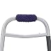 DELUXE PlushGrips Fleece Walker Grip Covers - 1 Pair (Purple)