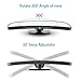 4 Pack Blind Spot Mirror, Maleb Square No Blind Spot Mirror for All Universal Vehicles Car Side Convex Rear View Mirror Wide Angle Blind Spot Mirror Fit Stick-on Design