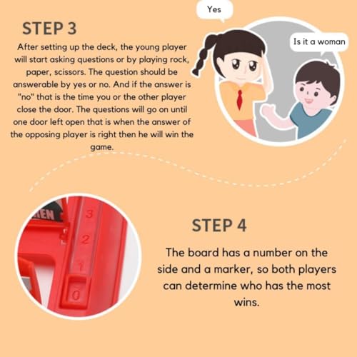 Who Is It? - Classic Family Guessing Board Game for Kids & Adults, Fun Puzzle Game for Travel, Parties & Game Night