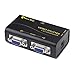 Sea Wit VGA Splitter, 2-Port VGA Monitor Splitter for Screen Duplication Supports 1920x1440 Resolution 250MHz Bandwidth -1 in 2 Out