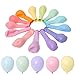 100Pcs Pastel Latex Balloons 12 Inch Assorted Rainbow Candy Colored Party Balloons for Girls Wedding Birthday Party Baby Shower Party Supplies
