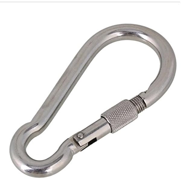 Carabiners & Hardware Outdoor Sports 5/32" Snap Hook Carabiner Chain