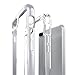 Caseology Skyfall for Apple iPhone 8 Plus Case (2017) / for iPhone 7 Plus Case (2016) - Clear Back & Slim Fit - Silver